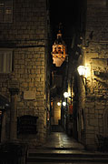 Ночные улочки старых городов Хорватии